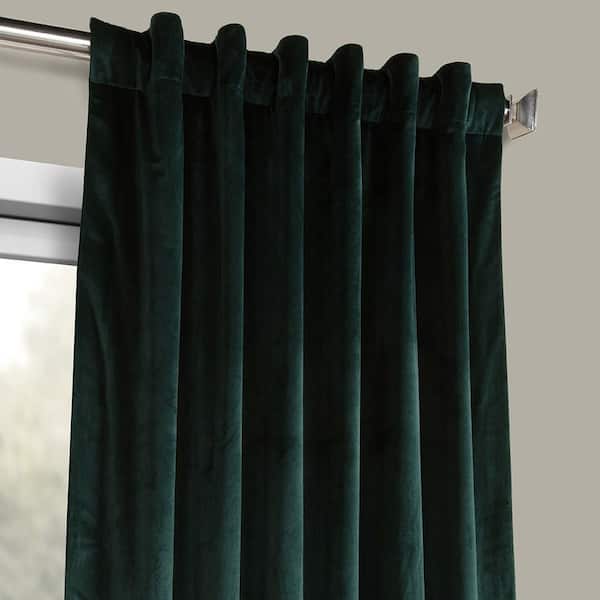 Exclusive Fabrics Furnishings, Dark Green Curtains