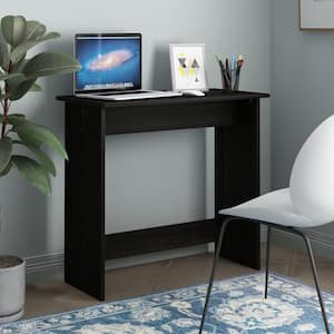 32 in. Rectangular Espresso Computer Desk with Solid Wood Material