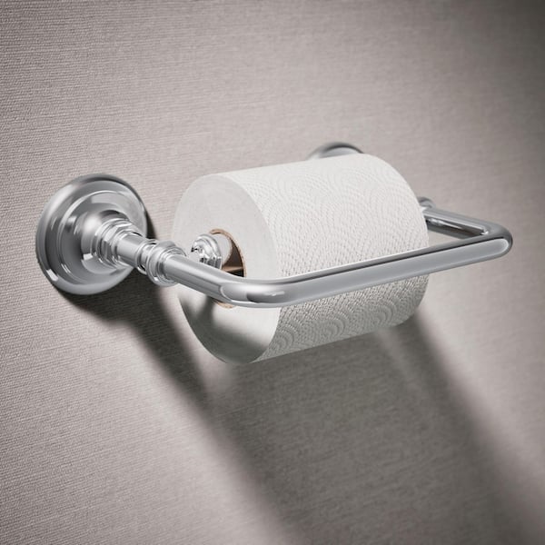 KOHLER Artifacts Pivoting Double Post Toilet Paper Holder in