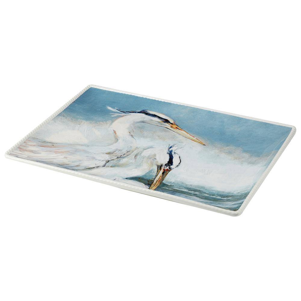 Shorebirds Coastal Ceramic Rectangular Platter