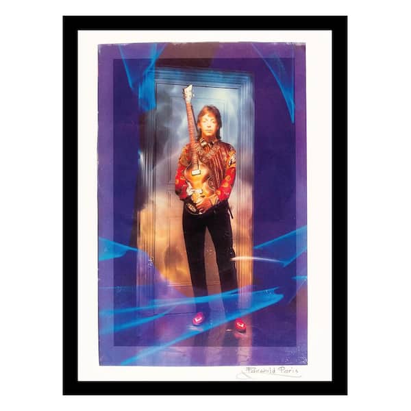 VENICE BEACH Collections Paul McCartney Stunning Legend Vintage by Fairchild Paris 1-Piece Framed Graphic Print Abstract 18 in. x 14 in.