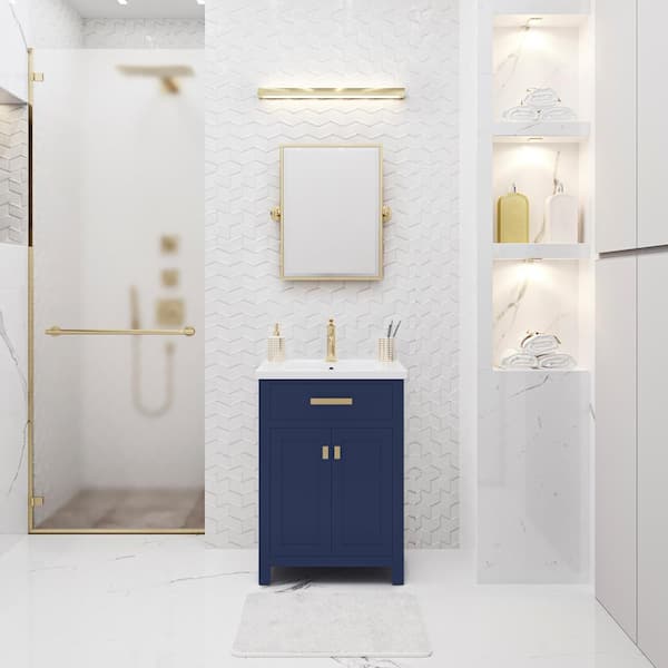 Viola Gold Quartz 30 in. W x 22 in. D Single Sink Bathroom Vanity