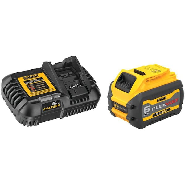 FLEXVOLT 60V MAX Lithium-Ion Cordless Brushless Reciprocating Saw with FLEXVOLT 6. 0Ah Battery and 6 Amp Output Charger