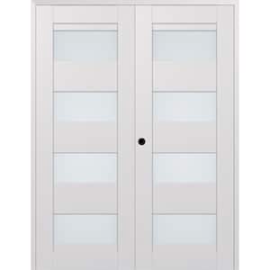 Belldinni Della N 60 in. x 80 in. Right Hand Active 4-Lite Frosted