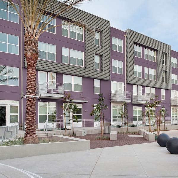 5 gal. #MQ5-35 Plum Rich Semi-Gloss Exterior Paint