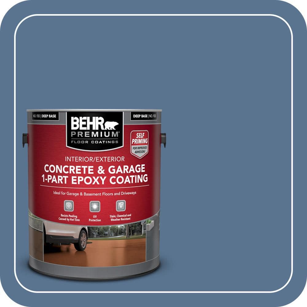 1 gal. #PPU14-18 Laguna Blue Self-Priming 1-Part Epoxy Satin Interior/Exterior Concrete and Garage Floor Paint price history on PriceWatchPro