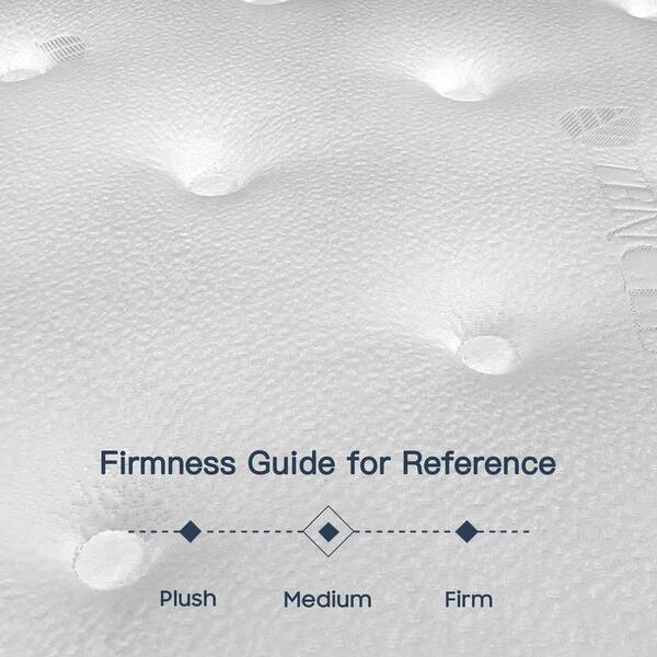 Comfort Queen Medium Memory Foam Hybrid 12 in. Bed-in-a-Box