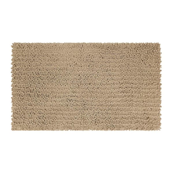 Mohawk Home Metaphor Taupe 27 in. x 45 in. Micro Denier Polyester Bath Mat
