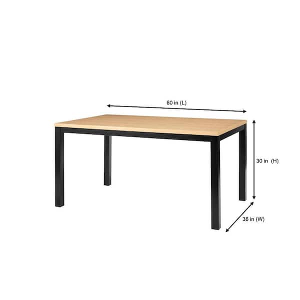 Stylewell Donnelly Black Metal, Home Depot Dining Table Base