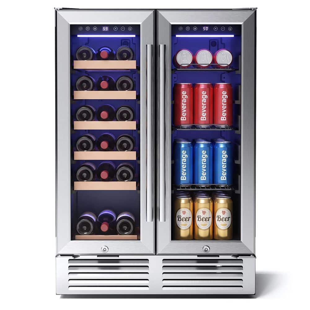 Antarctic Star 24 in. Dual Zone 18-Wine Bottles and 56-Cans