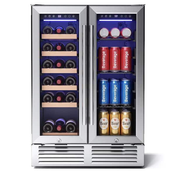 Antarctic Star 24 in. Dual Zone 18-Wine Bottles and 56-Cans