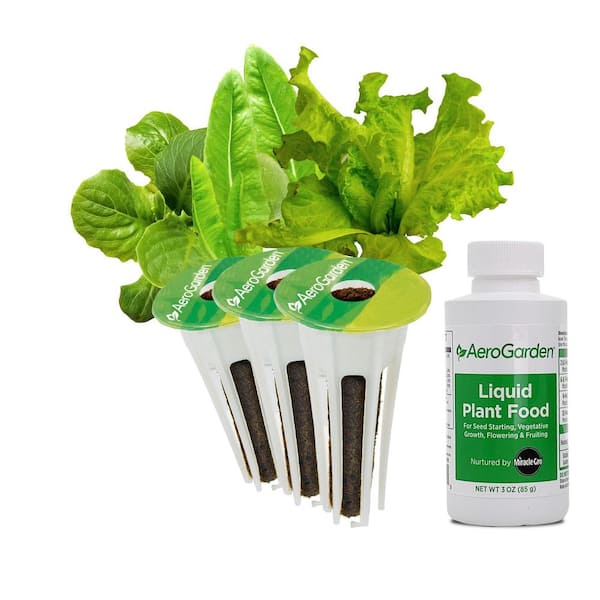 AeroGarden Heirloom Salad Greens Mix 3-Pod Salad Kit for AeroGarden Indoor Garden