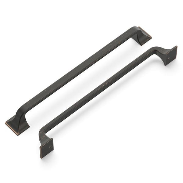 HICKORY HARDWARE Forge 8-13/16 in. (224 mm) Vintage Bronze Cabinet Pull (5-Pack)