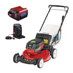 Recycler 21 in. SmartStow 60-Volt Lithium-Ion Brushless Cordless Battery Walk Behind Mower RWD 6.0 Ah w/ Battery&Charger