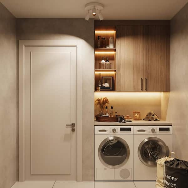 Shura White 3-Light Round Ceiling Light with Rotatable Heads, Integrated LED Bulbs, Fixed Track, 3000K, 1365 Lumen