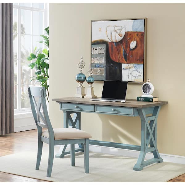 writing desk blue