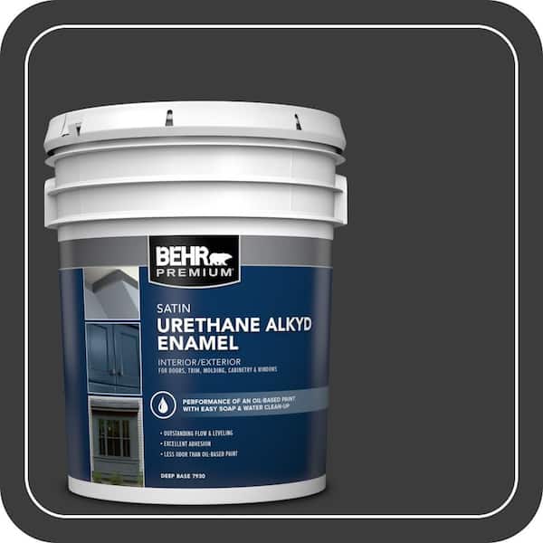 5 gal. #MQ5-05 Limousine Leather Urethane Alkyd Satin Enamel Interior/Exterior Paint