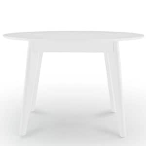Vision 45" Round Dining Table in White