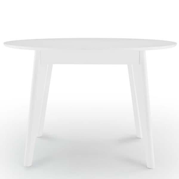 MODWAY Vision 45" Round Dining Table in White
