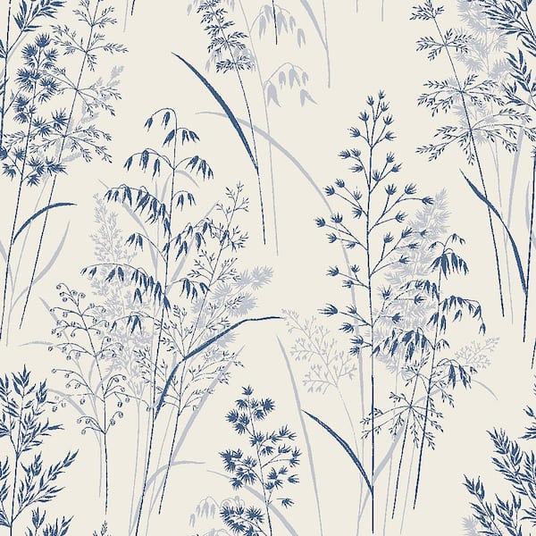Graham & Brown NEXT Leaf Sprigs Blue Wallpaper