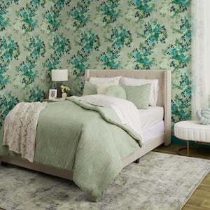 Botanic Sage Peel and Stick Wallpaper