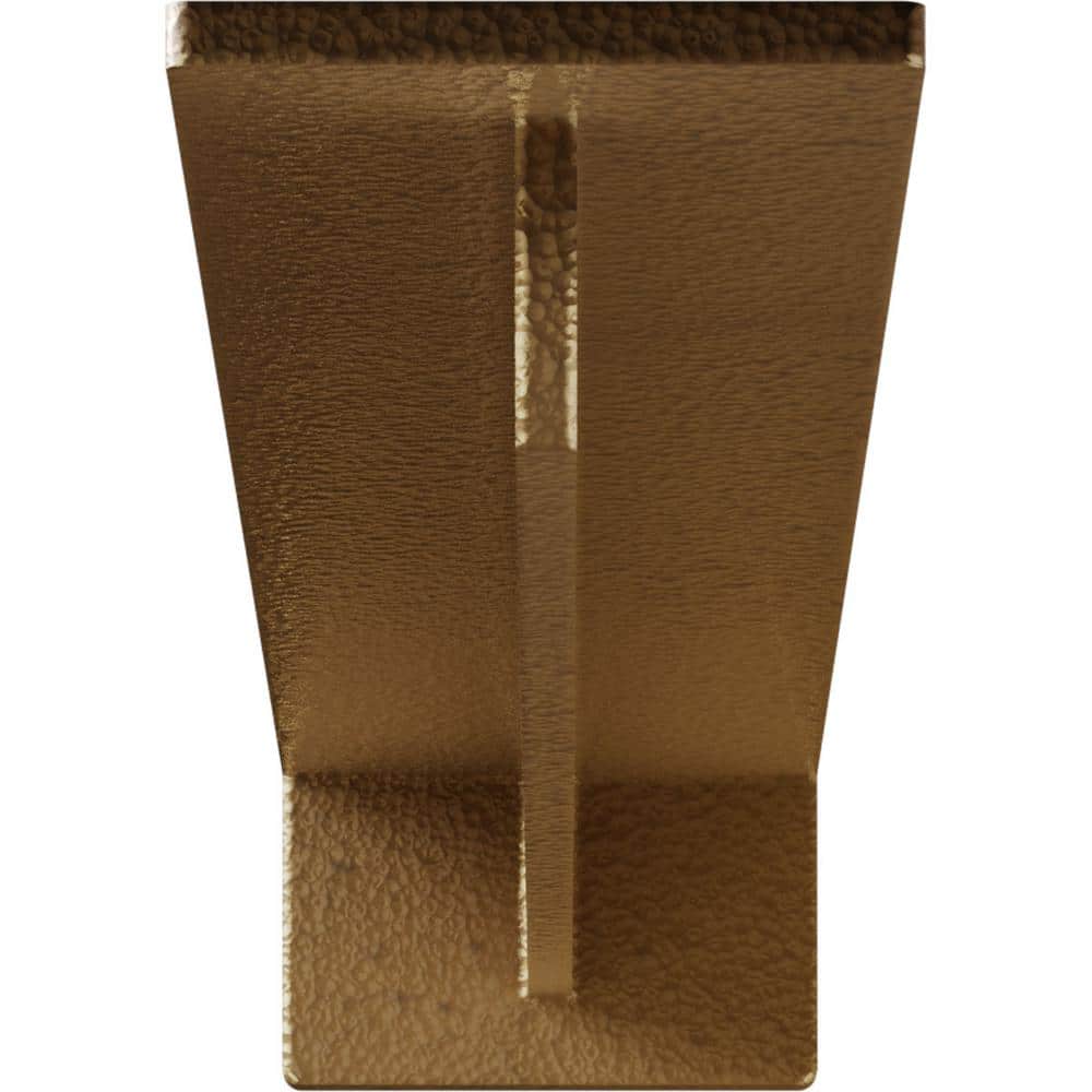 Hammered Gold 20'' Steel Hidden Support Bracket