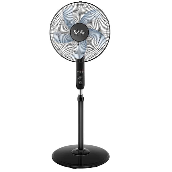 FORCLOVER 3-Speed Stand Pedestal Fan with Remote Control