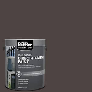 1 gal. #SC-104 Cordovan Brown Semi-Gloss Direct to Metal Interior/Exterior Paint