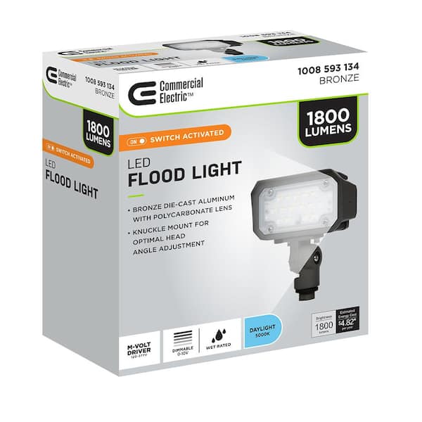 8.5 in. LED Commercial Single Head Flood Light