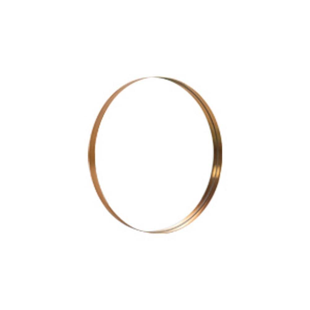 Gold 32 in. W x 32 in. H Modern Round Mirror Wall-Mounted Mirror for Living