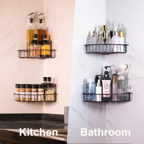 1pc Bathroom Organizer,Shower Caddy,Shampoo Holder,Storage Rack,Suitable  For Kitchen&Bathroom