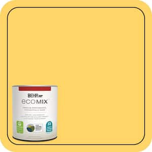 Squash Color BEHR ECOMIX 1 gal. #P290-5 Squash Blossom Eggshell Enamel Plant-Based ...