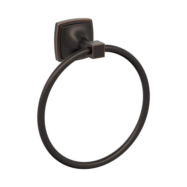 Amerock Stature 7-9/16 in. (192 mm) L Towel Ring in Oil Rubbed Bronze