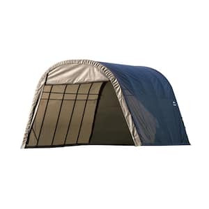 ShelterCoat 13 ft. x 20 ft. Wind and Snow Rated Garage Round Gray STD