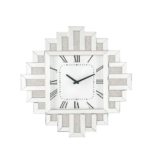 Ornat White Analog Vintage Roman Numerals Wall Clock