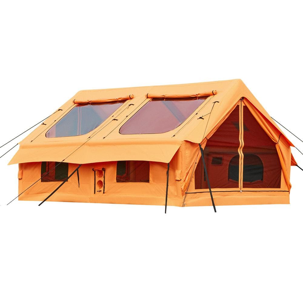 10 ft. x 13 ft. Inflatable Camping Tent, Waterproof and Windproof Glamping 