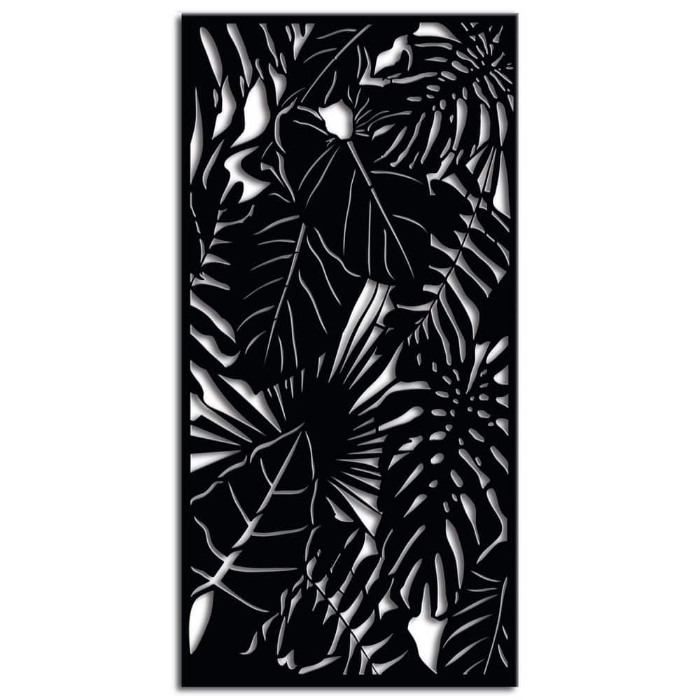 Rainforest 600×300×450 black-outdeco-outdoor-privacy-