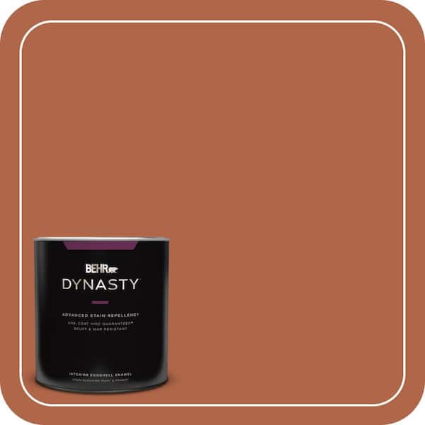 BEHR DYNASTY 1 qt. #M200-7 Rusty Gate Eggshell Enamel Interior Stain-Blocking Paint & Primer