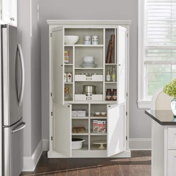 Home Decorators Collection Prescott Polar White Open Top Pantry