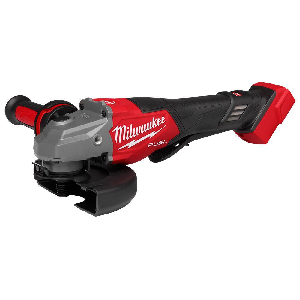 Milwaukee M18 FUEL 18-Volt Lithium-Ion Brushless Cordless 4-1/2 in./6 in. Braking Grinder with Paddle Switch (Tool-Only)
