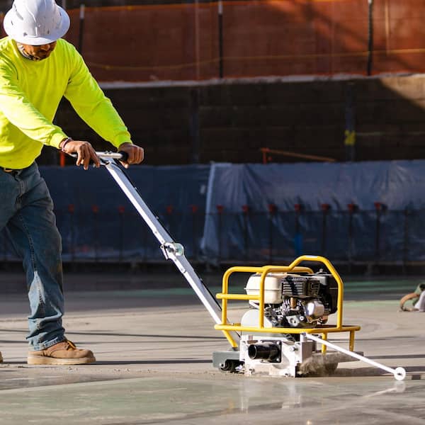 6 in. 3.5 HP Honda Early Entry Walk Behind Green Concrete Saw with GX120 Honda Engine