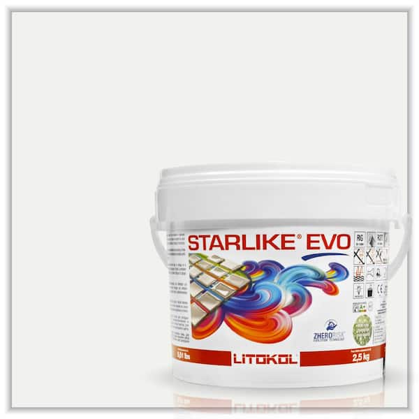 farvel sfære digital The Tile Doctor Starlike EVO Epoxy Grout 100 Bianco Assoluto Classic  Collection 2.5 kg - 5.5 lbs.-100 2.5kg-5.5lb - The Home Depot