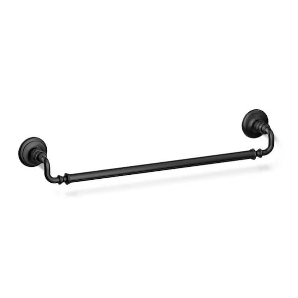 Artifacts 24 in. Towel Bar in Matte Black