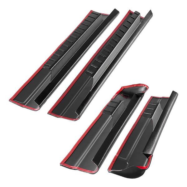 VEVOR Black Rocker Panel Guard, Compatible with 1999-2006