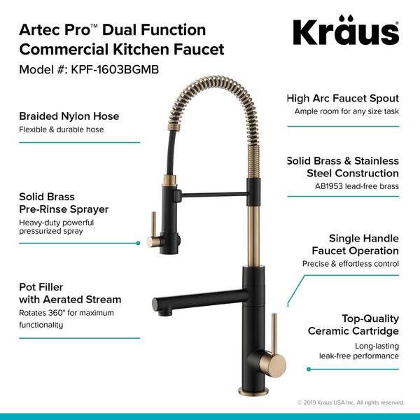 https://images.thdstatic.com/productImages/9080e52a-3351-5ae8-b4cc-c11a2339f320/svn/brushed-gold-matte-black-kraus-pull-down-kitchen-faucets-kpf-1603bgmb-44_600.jpg