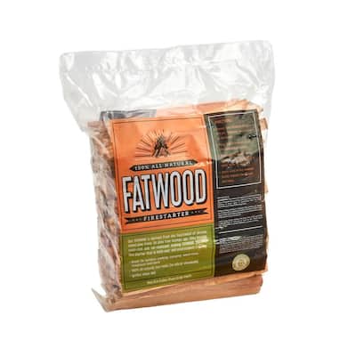 Fatwood 4 lbs. 100% All Natural Environmentally Friendly Kindling/FireStarter
