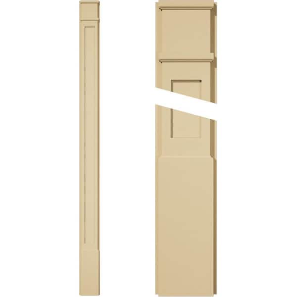 Ekena Millwork 2 in. D x 7 in. W x 102 in. L Primed Polyurethane Pilaster 1- Pack