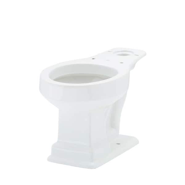 Elizabethan Classics English Turn 1.6 GPF Round Front Toilet Bowl Only in White