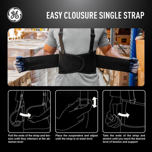 GE XL Back Support Belt-GR540XL GR540XL - The Home Depot GE XL Back Support Belt-GR540XL GR540XL - The Home Depot
