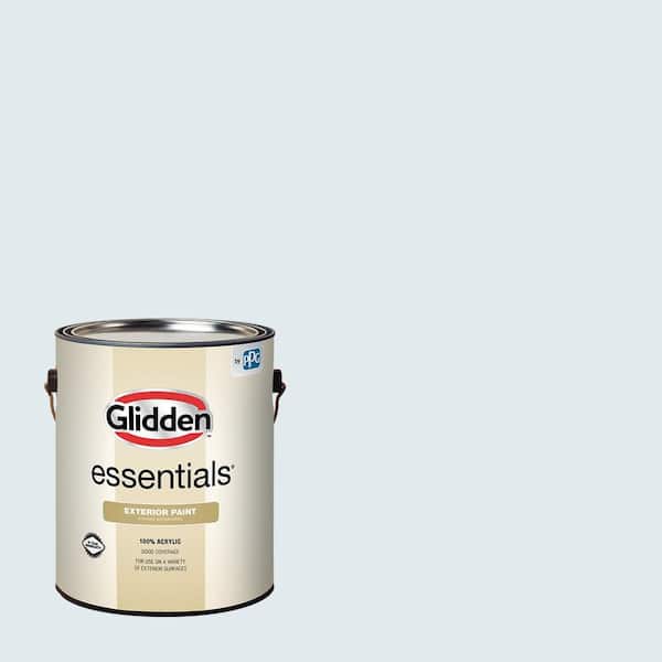 Glidden Essentials 1 gal. PPG1155-1 Summer Shower Satin Exterior Paint
